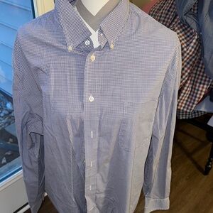 Ralph Lauren Blue Checkered Men's Shirt